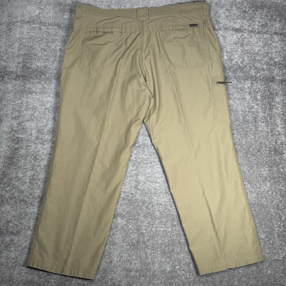 Columbia Pants Mens 44x30 Brown Twisted Cliff Trail Hiking Camping Cargo Ripstop - Picture 2 of 8